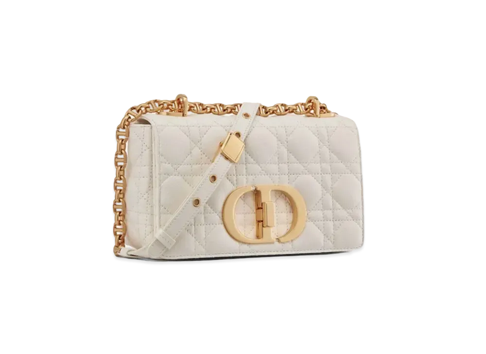 Dior Small Dior Caro Bag "White"