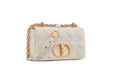 Dior Small Dior Caro Bag "White"