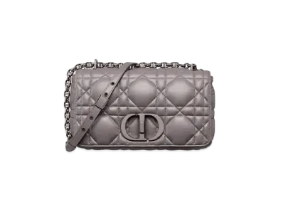 Dior Medium Dior Caro Bag "Gray"