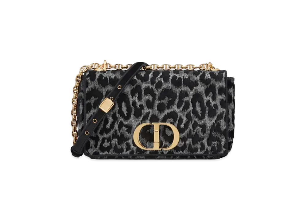 Dior Medium Dior Caro Bag "Gray"