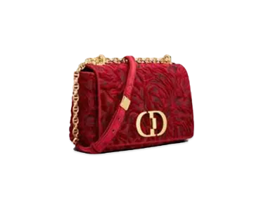 Dior Medium Dior Caro Bag "Red"