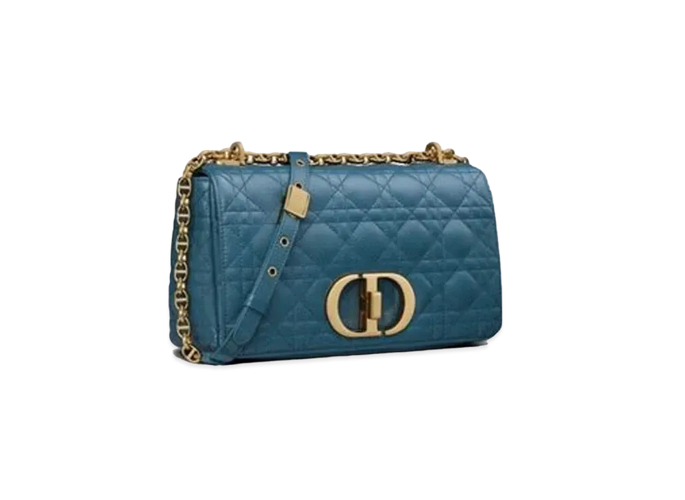 Dior Medium Dior Caro Bag "Blue"