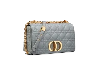 Dior Medium Dior Caro Bag "Gray"