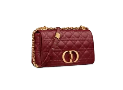 Dior Medium Dior Caro Bag "Red"