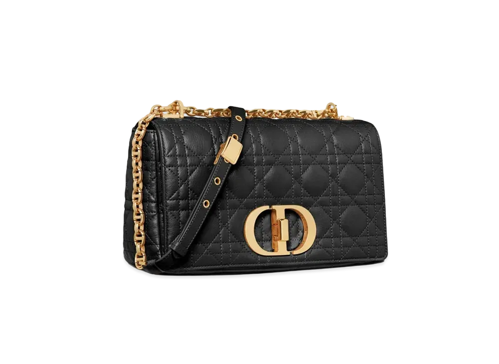 Dior Medium Dior Caro Bag "Black"