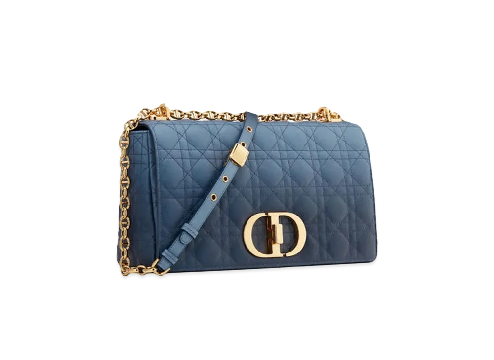 Dior Large Dior Caro Bag "Navy"