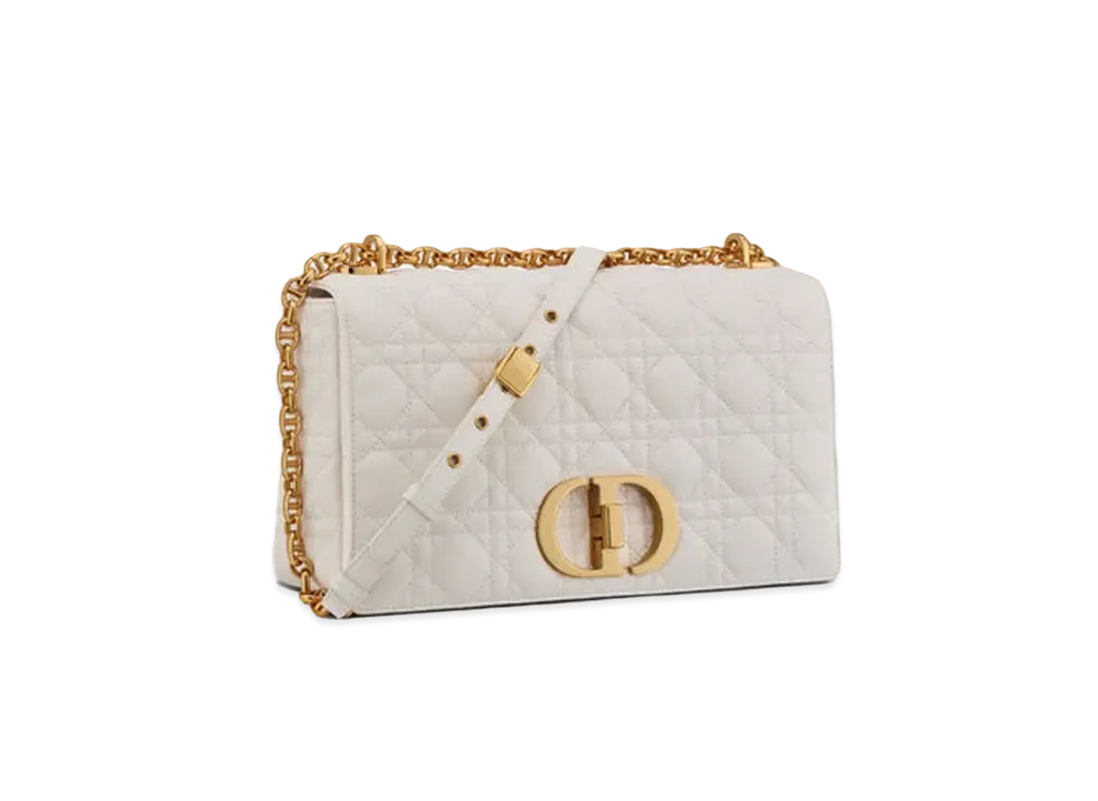 Dior Large Dior Caro Bag "White"