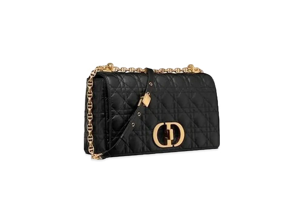 Dior Large Dior Caro Bag "Black"