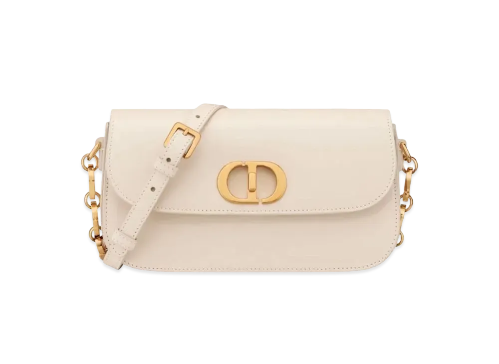 Dior 30 Montaigne Avenue Bag Box Calfskin "Dusty Ivory"