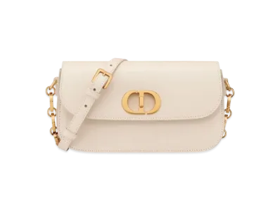 Dior 30 Montaigne Avenue Bag Box Calfskin "Dusty Ivory"