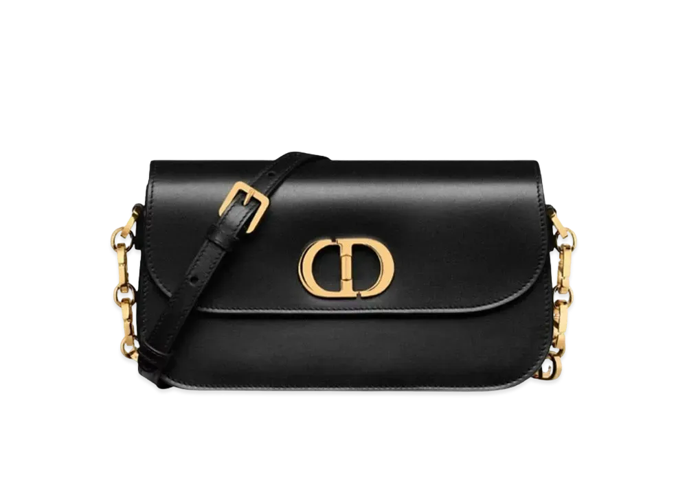 Dior 30 Montaigne Avenue Bag Box Calfskin "Black"