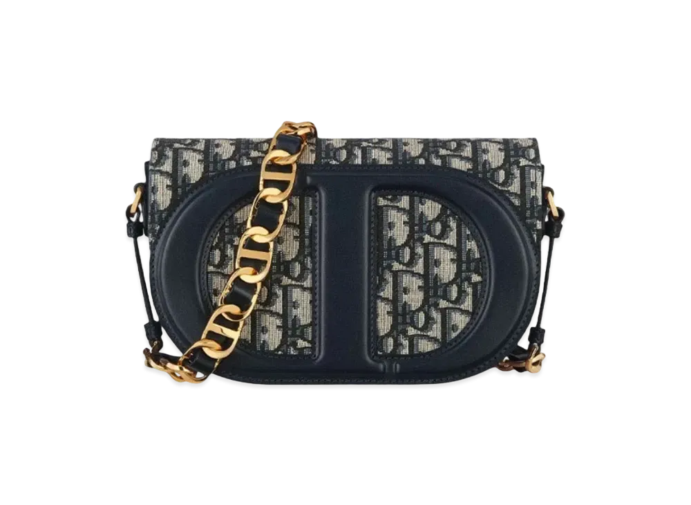 Dior CD Signature Bag Strap Dior Oblique Jacquard "Blue"