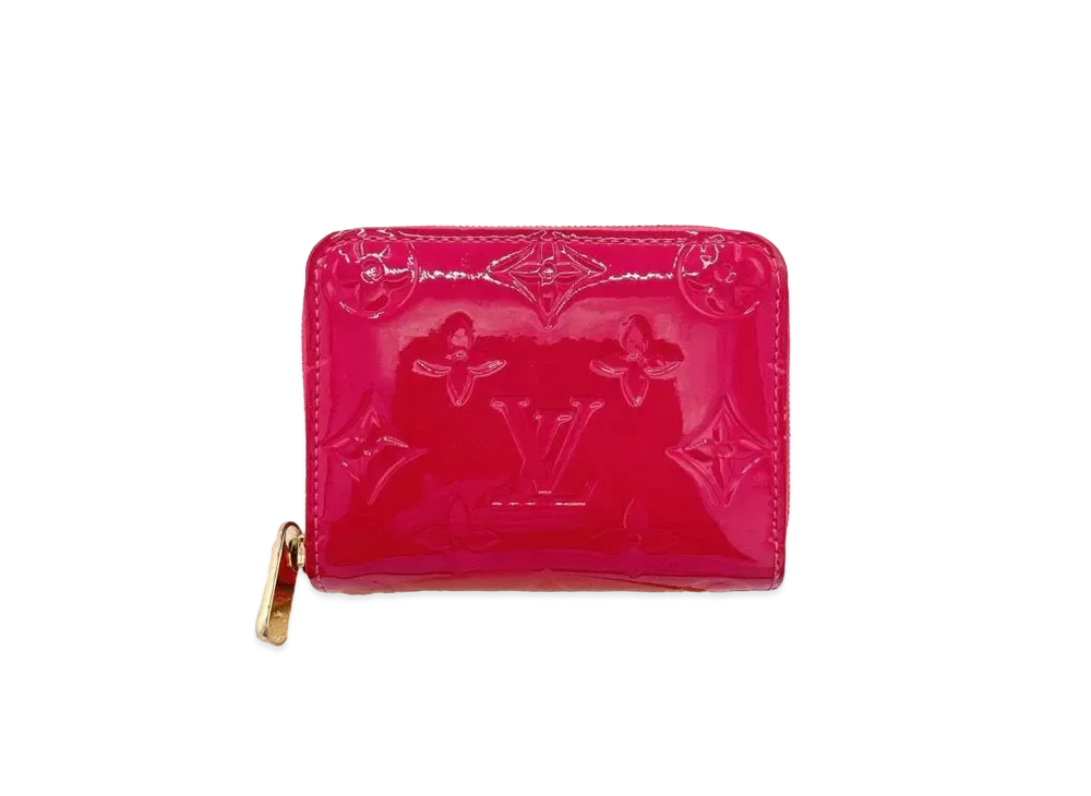Louis Vuitton Zippy Coin Purse Vernis "Rose Pop"