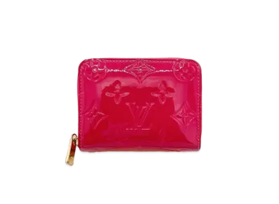 Louis Vuitton Zippy Coin Purse Vernis "Rose Pop"