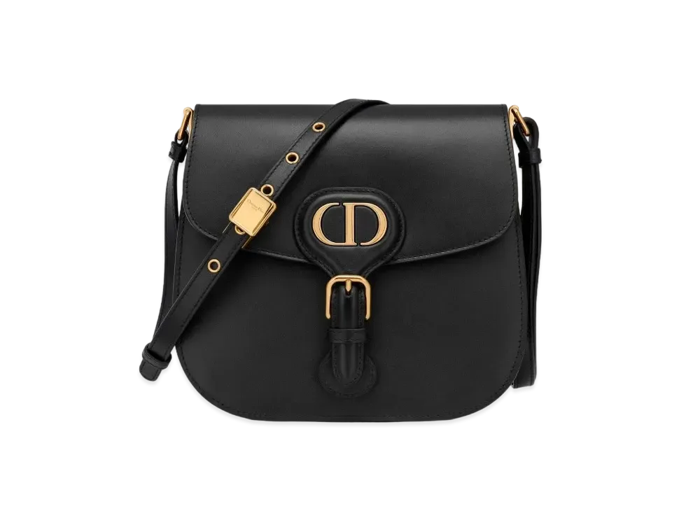 Dior Bobby Frame Bag Box Calfskin "Black"
