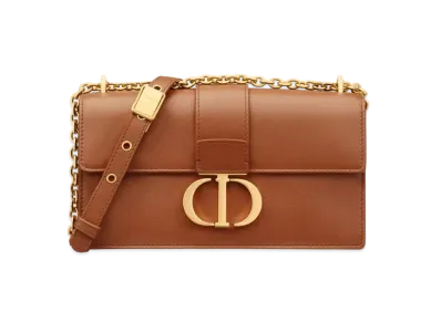 Dior 30 Montaigne East-West Bag Chain Saddle Calfskin "Golden"