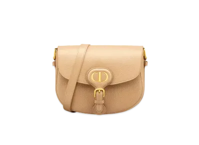 Dior Medium Dior Bobby Bag Grained Calfskin "Biscuit"