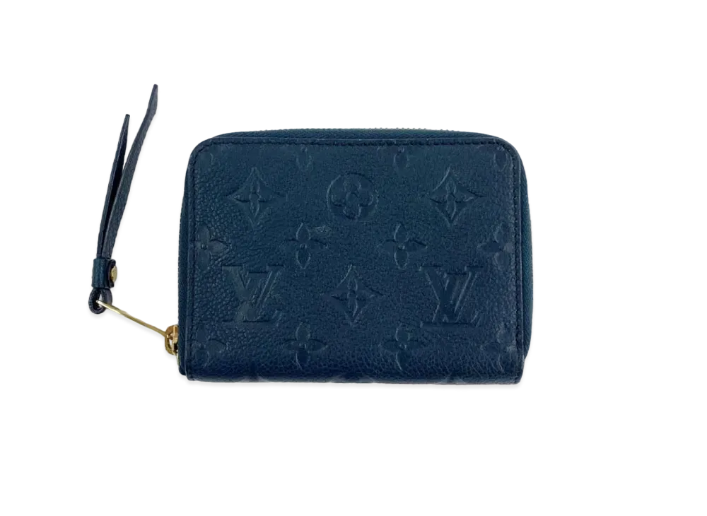 Louis Vuitton Scret Compact Wallet Monogram Empreinte Leather "Orage"