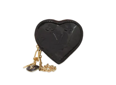 Louis Vuitton Coeur Coin Purse Vernis "Amarante"