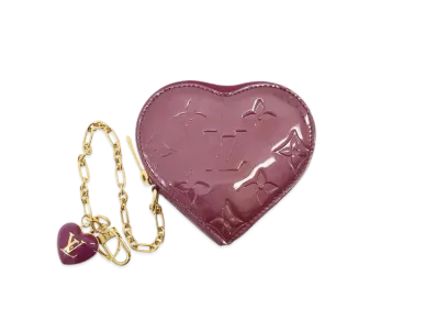 Louis Vuitton Coeur Coin Purse Vernis "Violette"