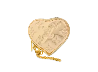 Louis Vuitton Coeur Coin Purse Vernis "Gold"