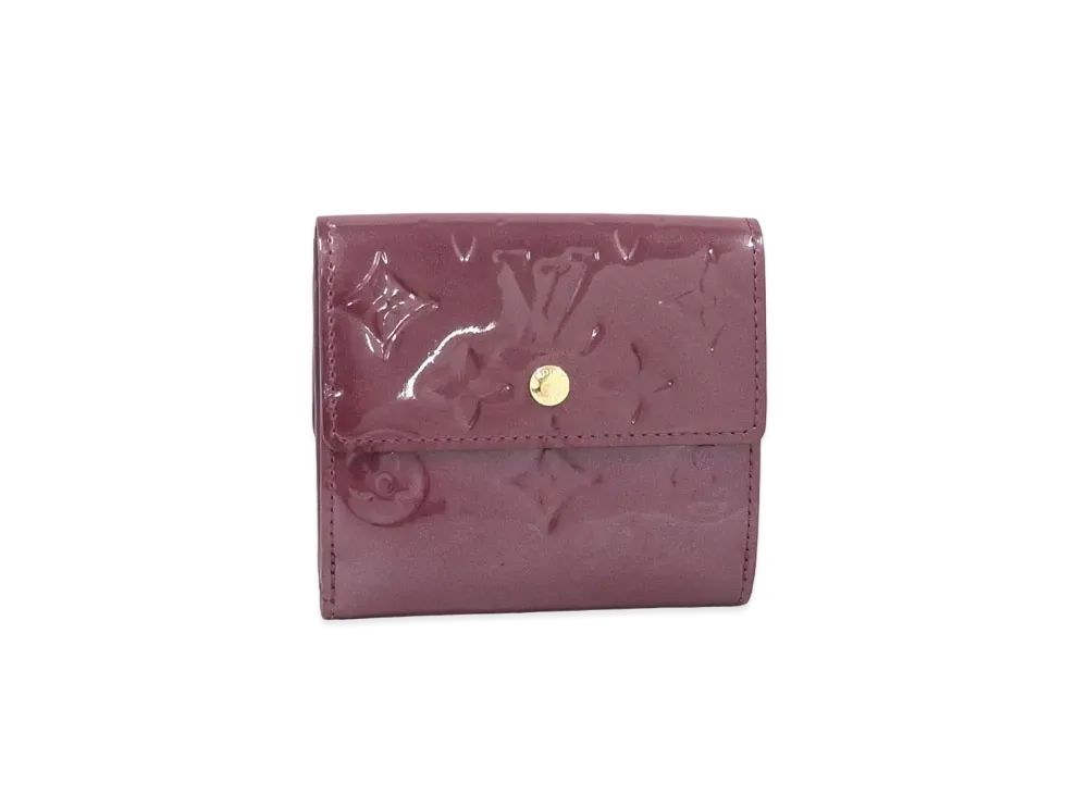 Louis Vuitton Bie Cartescredit Coin Purse Vernis "Violette"