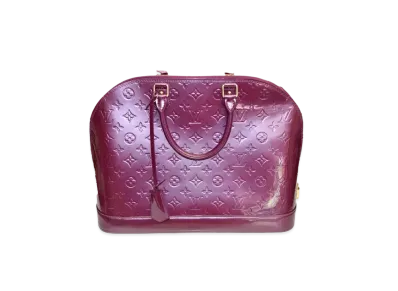 Louis Vuitton Alma MM Monogram Vernis "Violette"