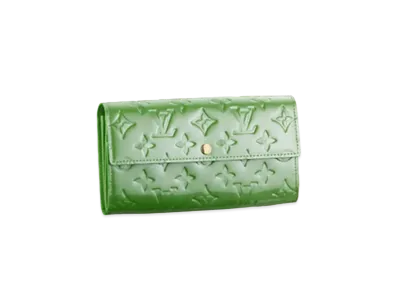 Louis Vuitton Sarah Wallet Monogram Vernis "Vert Tonic"