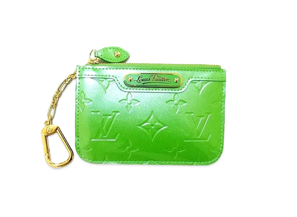 Louis Vuitton Key Pouch NM Vernis "Vert Tonic"