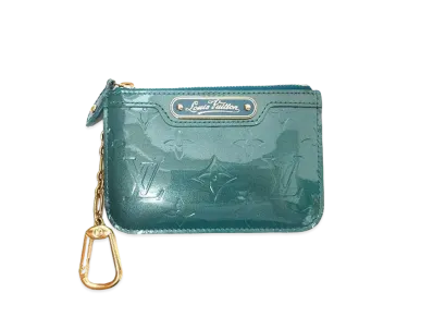 Louis Vuitton Key Pouch NM Vernis "Blue Galactique"