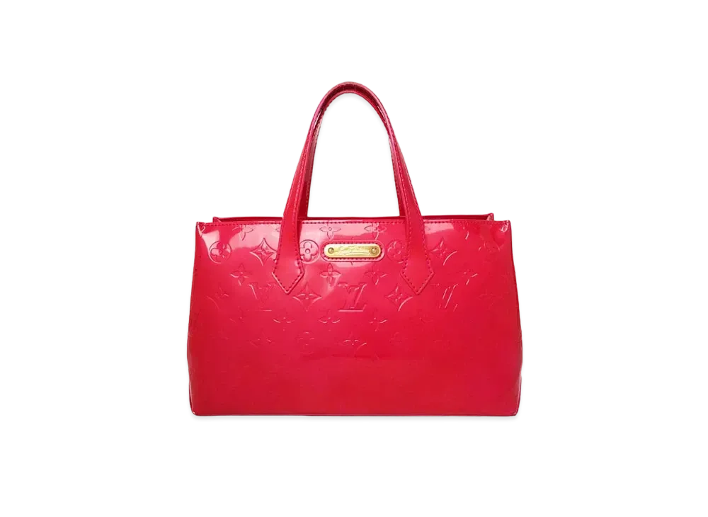 Louis Vuitton Wilshire Bluebird Monogram Vernis "Rose Pop"