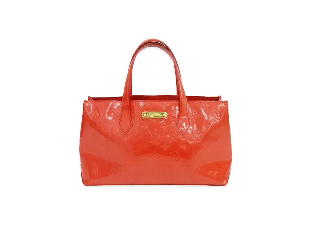 Louis Vuitton Wilshire Bluebird Monogram Vernis "Orange Sunset"