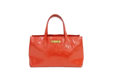 Louis Vuitton Wilshire Bluebird Monogram Vernis "Orange Sunset"