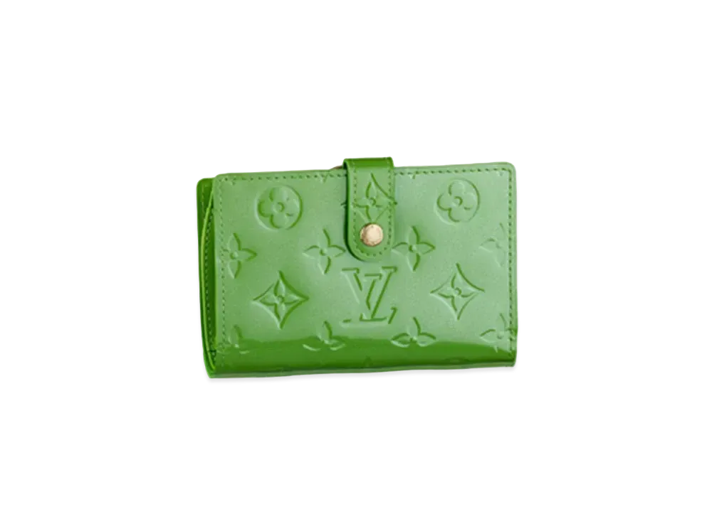 Louis Vuitton Viennois Wallet Monogram Vernis "Vert Tonic"