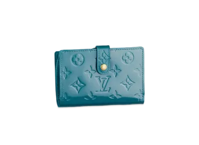 Louis Vuitton Viennois Wallet Monogram Vernis "Blue Galactic"