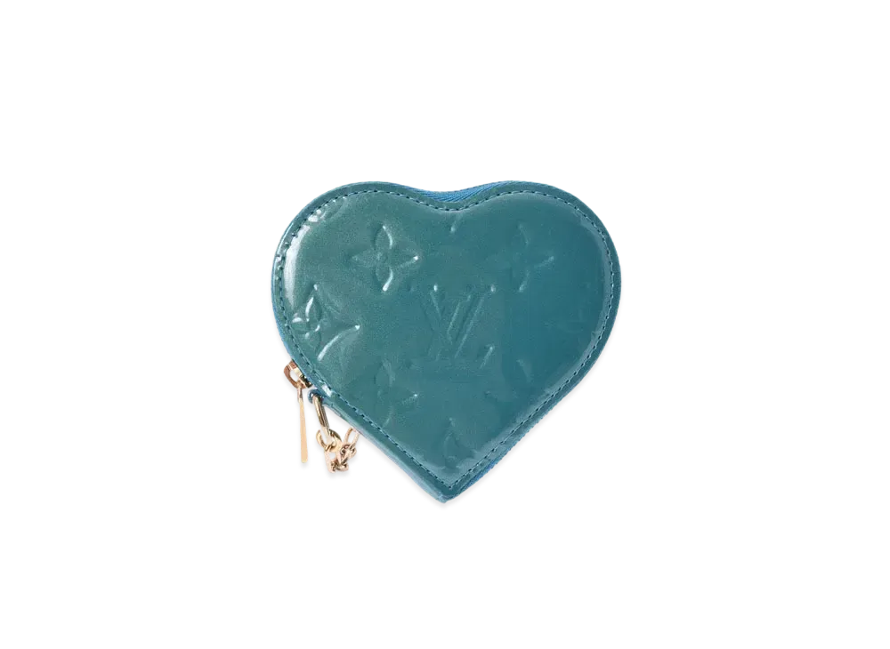 Louis Vuitton Coeur Coin Purse Vernis "Blue Galactique"