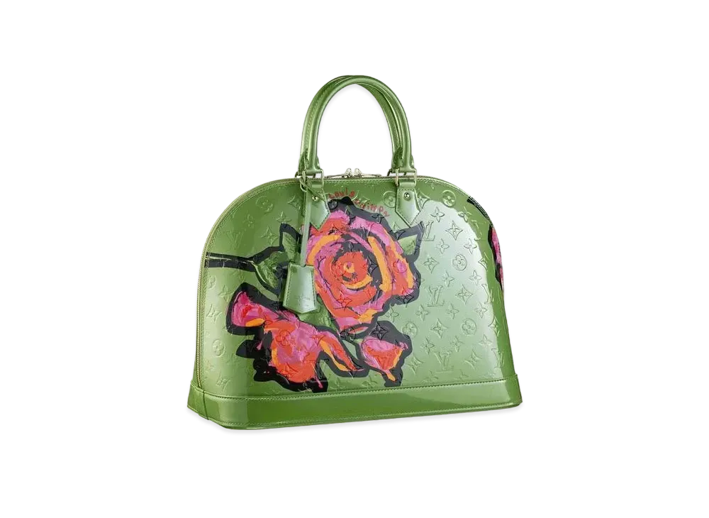 Louis Vuitton Alma Monogram Vernis Rose "Verte Tonic"