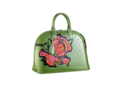 Louis Vuitton Alma Monogram Vernis Rose "Verte Tonic"