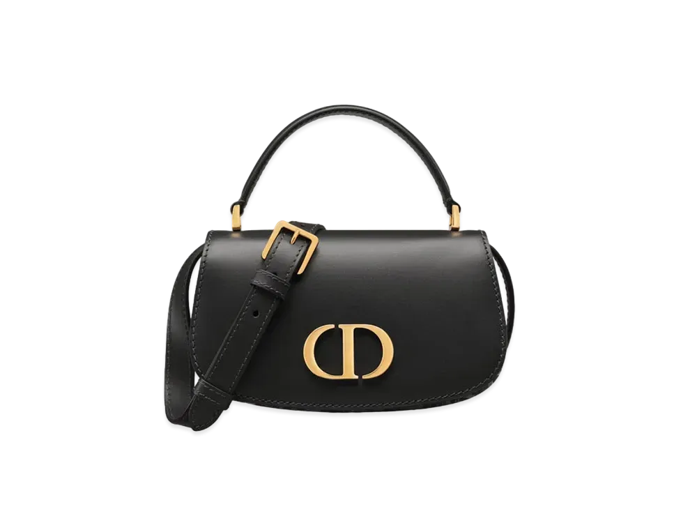 Dior 30 Montaigne Avenue Top Handle Bag Small Dior Oblique Jacquard and Smooth Calfskin "Blue"