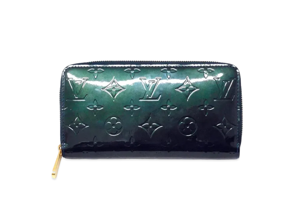 Louis Vuitton Zippy Wallet Vernis "Blue Nui"