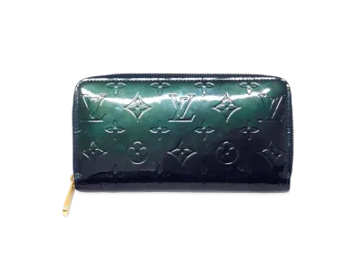 Louis Vuitton Zippy Wallet Vernis "Blue Nui"