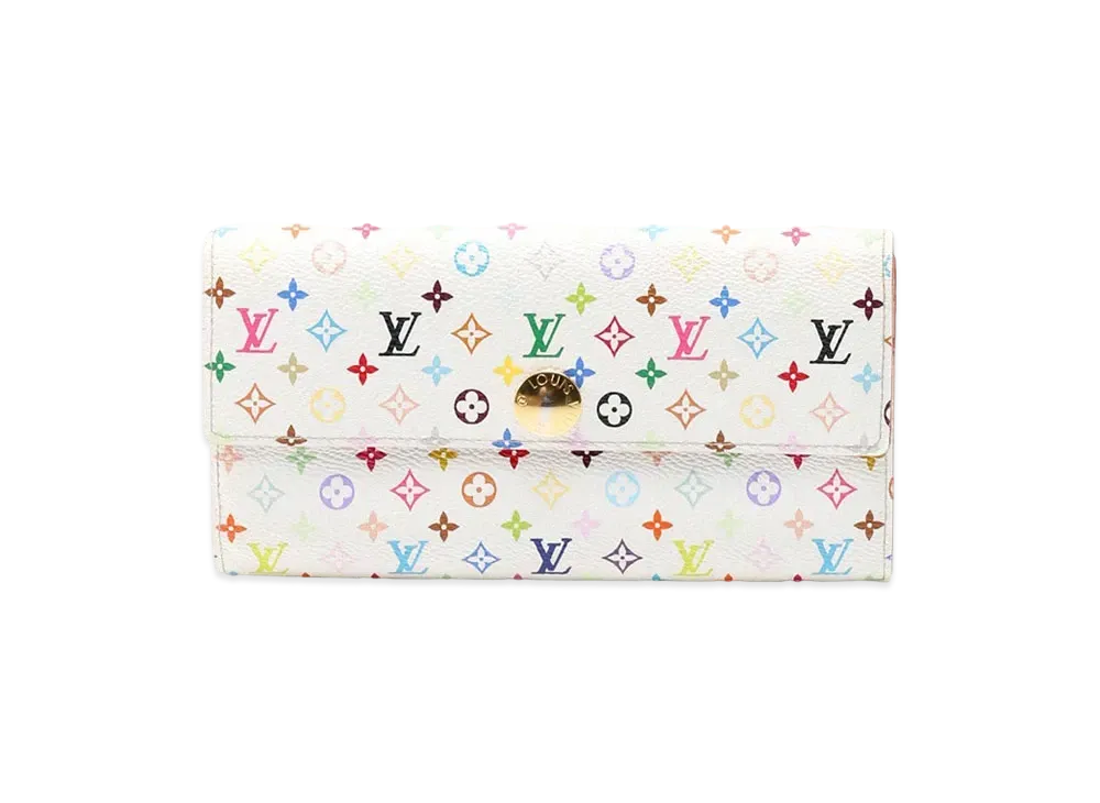 Louis Vuitton Sarah Wallet Monogram Multicolor "Citron"