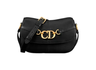 Dior Small CD Besace Bag Calfskin "Black"