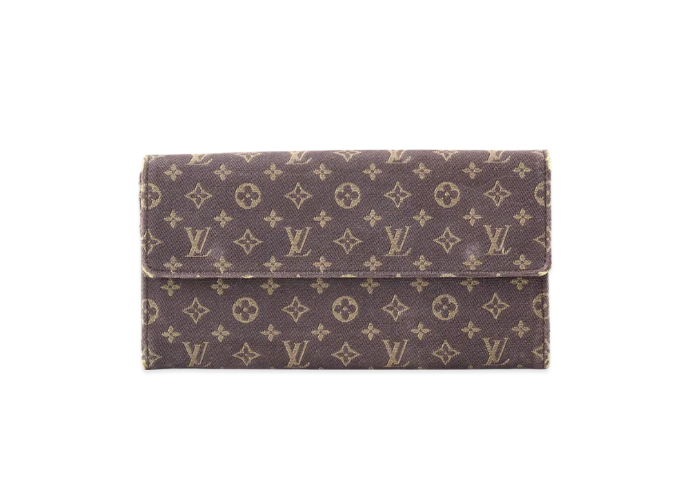 Louis Vuitton Wallet Sarah Monogram Mini Lin "Ebene"