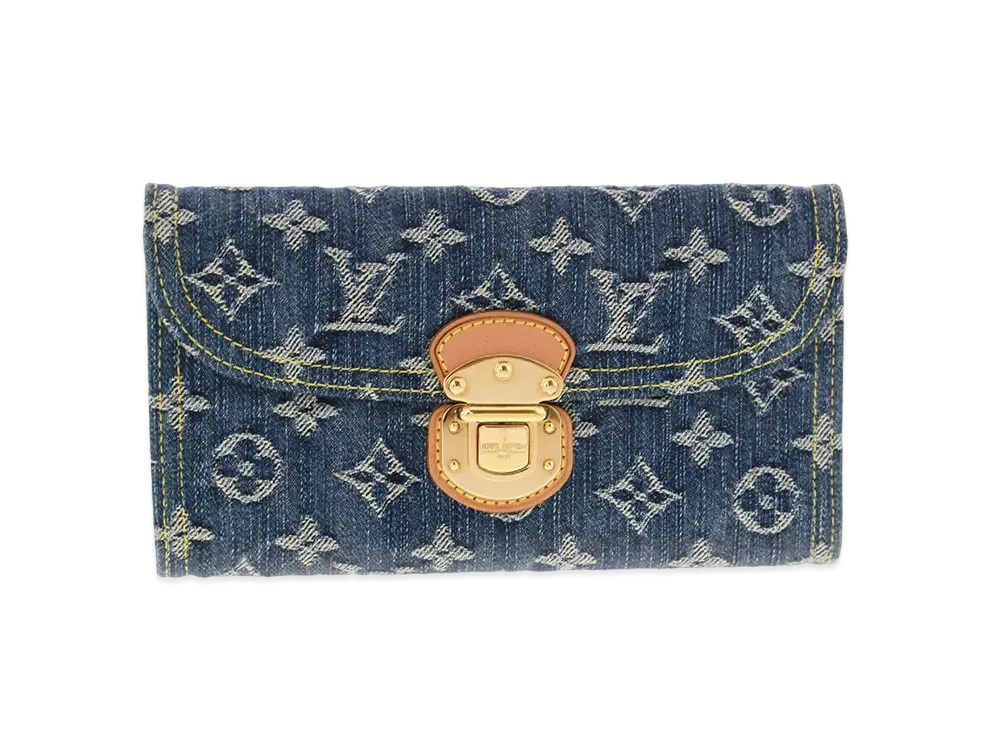 Louis Vuitton Amelia Wallet Monogram Denim