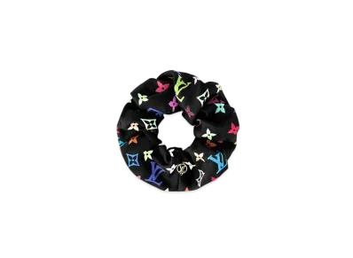 Louis Vuitton x Takashi Murakami Monogram Multicolor Chouchou "Noir"