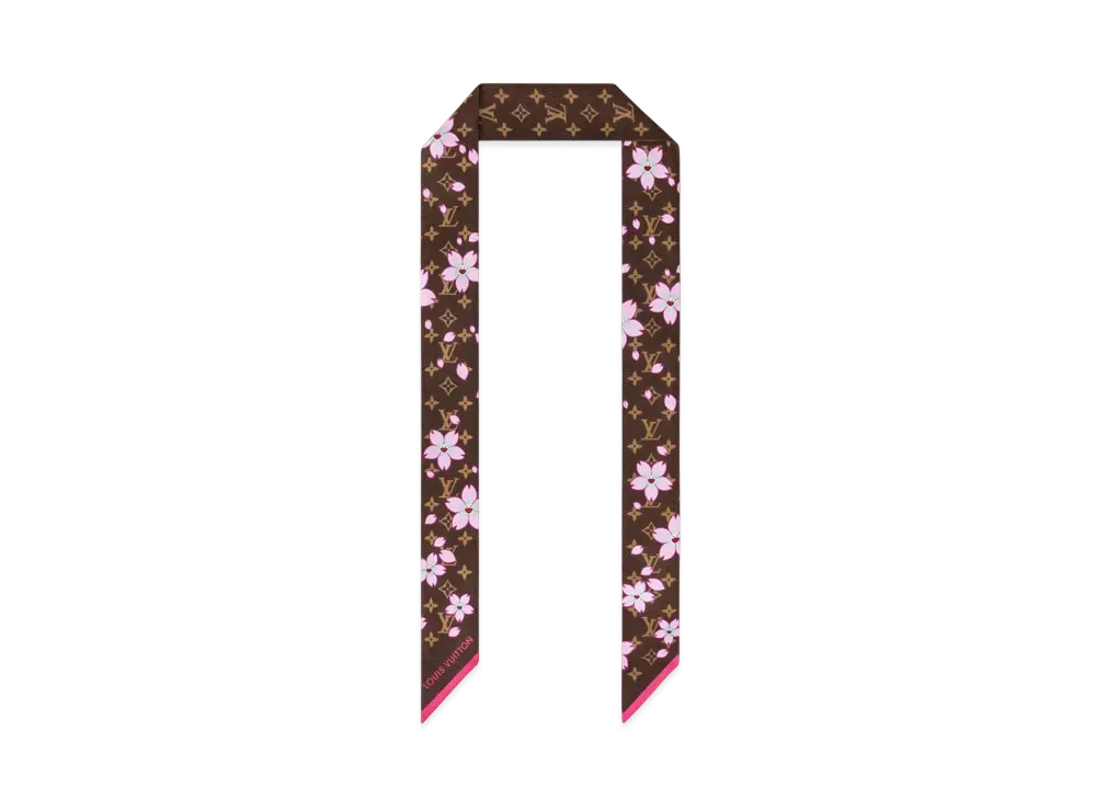 Louis Vuitton x Takashi Murakami Monogram Cherry Blossom Bandeau BB Monogram Motif "Sakura Brown"