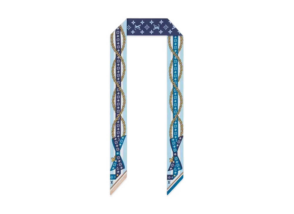 ルイヴィトン バンドーBB・LV ボウ "ブルーマリーヌ" M96174