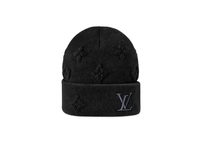 Louis Vuitton LV Crush Monogram Beanie "Noir"