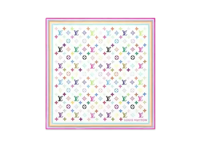 Louis Vuitton x Takashi Murakami Monogram Multicolor Square 55 "Blanc"